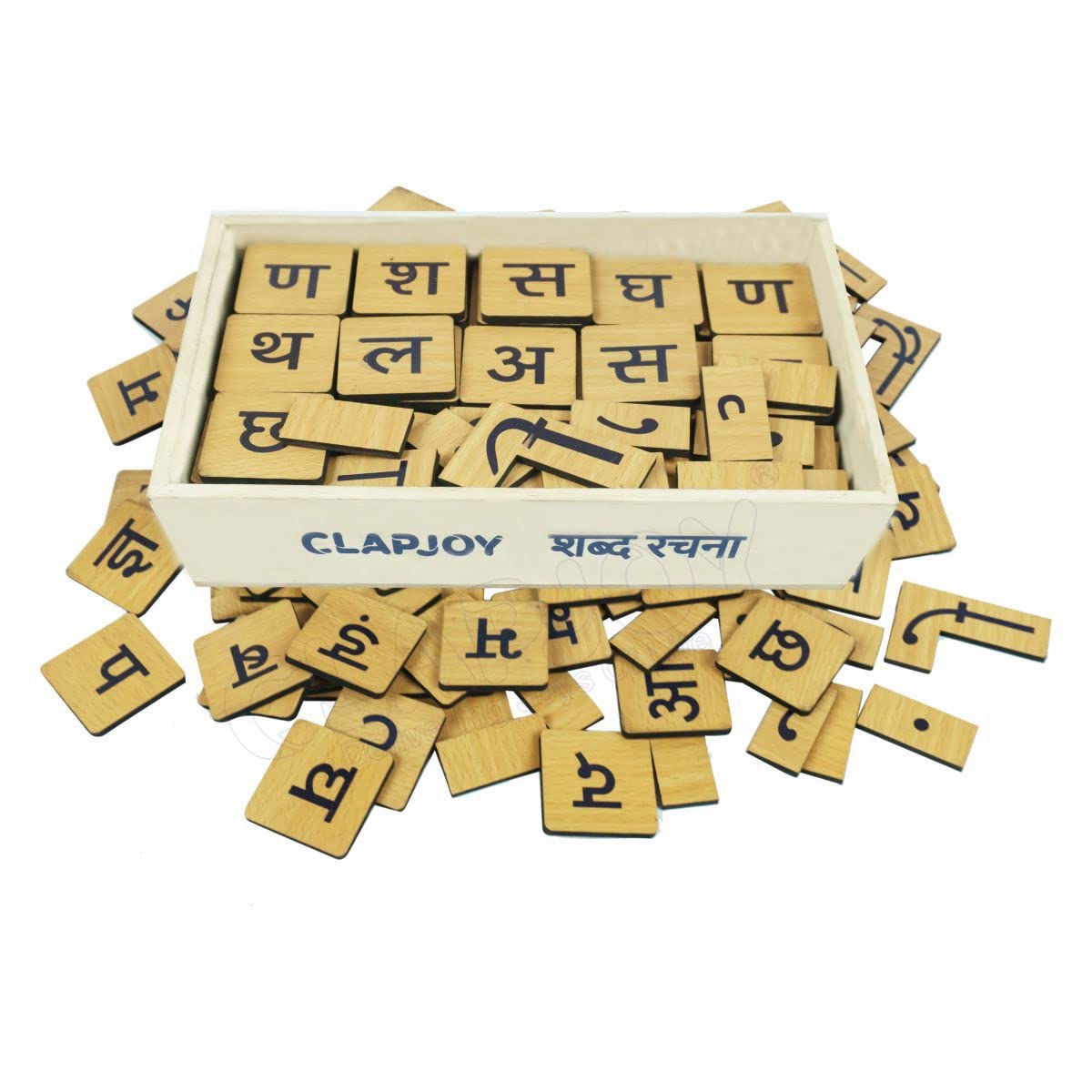Clapjoy Wooden Shabd Rachna puzzle for easy hindi learning for kids( 2-8 years )
