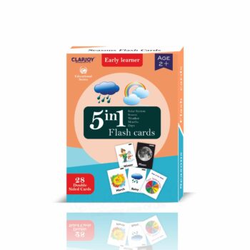 Clapjoy Reusable Doublesided Seasons Flash Cards for Kids (2-6 years )